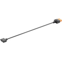 Ein elektrisches Verbindungskabel mit Steckern an beiden Enden.