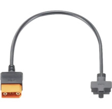 Ein elektrisches Adapterkabel mit Steckern an beiden Enden.