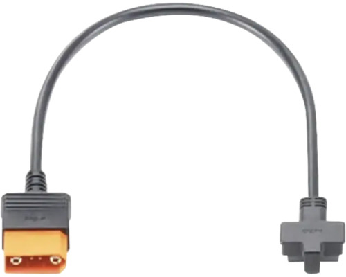 Ein elektrisches Adapterkabel mit Steckern an beiden Enden.
