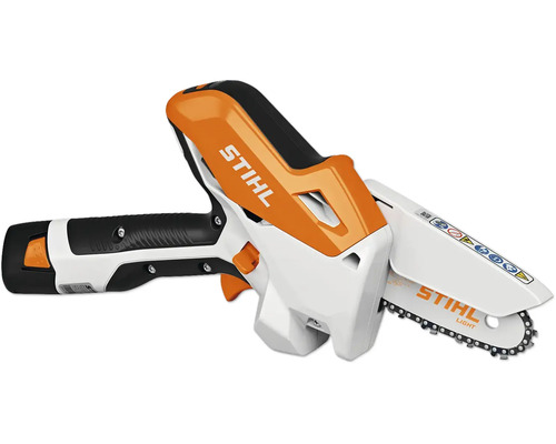 Stihl Akku Gehölzschneider mit Führungsschiene für präzise Schnitte im Gartenbereich