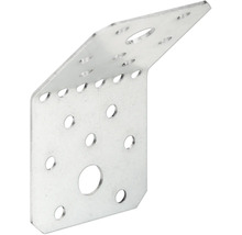 Winkelverbinder aus Stahl mit Lochmuster zur stabilen Holzverbindung