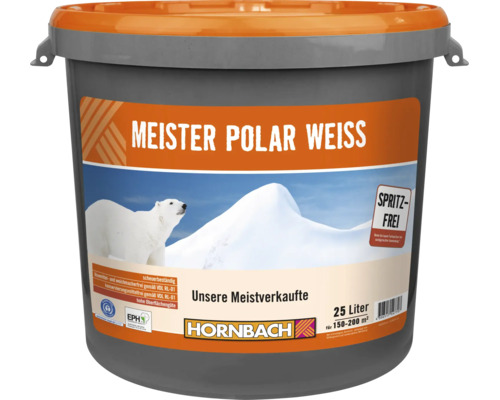 Eimer Meister Polar Weiss Innenwandfarbe 25 Liter