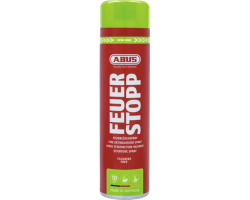 ABUS Feuerstopp Feuerlöschspray zur Brandbekämpfung im Haushalt