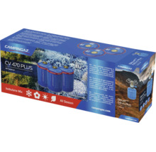 Campingaz CV 470 Plus Gaskartuschen Set mit drei Gaskartuschen für Campingkocher und Campinglampen.