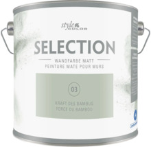 Eimer StyleColor Selection Wandfarbe matt Kraft des Bambus 03