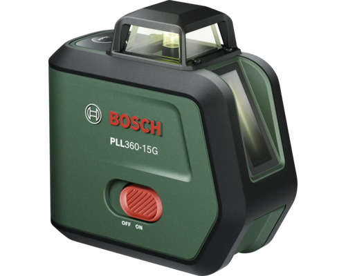 Bosch Linienlaser PLL 360-15G für präzise Nivellierarbeiten bei Heimwerkerprojekten