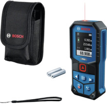 Bosch Laserentfernungsmesser mit Tasche, Batterien und Trageschlaufe