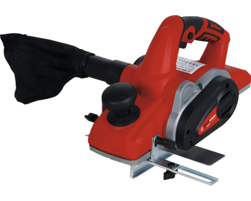 Holzmann Elektro Handhobel für Holzbearbeitung mit Staubfangsack und Parallelanschlag