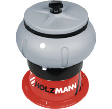 Holzmann Logo, elektrisches Gleitschleifgerät zum Entgraten und Polieren von Werkstücken mit großem Behälter