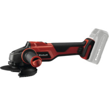 Einhell Akku Winkelschleifer mit Zusatzhandgriff und aufgestecktem Power X Change Akku.