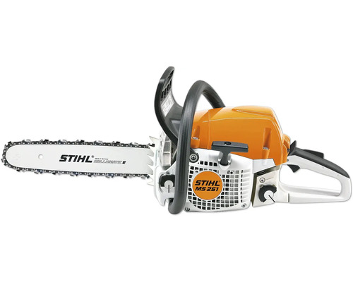 Stihl Motorsäge MS 251 mit Führungsschiene für Garten- und Forstarbeiten