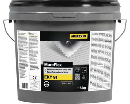 Murexin MureFlex EKY 91 Reaktionsharzkleber in einem 6 Kilogramm Eimer für Fliesen und Platten