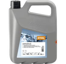 Stihl Moto4Plus Gerätebenzin für Viertaktmotoren in einem 5 Liter Kanister.