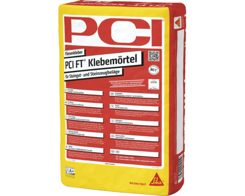 PCI FT Klebemörtel Fliesenkleber für Steingut und Steinzeugbeläge im Sack.