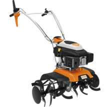 Stihl Motorhacke mit Benzinmotor und Hackwerkzeugen zur Bodenbearbeitung