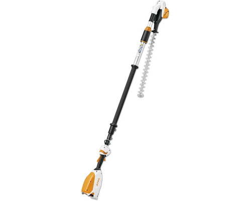 Stihl Heckenschneider mit Teleskopschaft zum Schneiden von hohen Hecken und Sträuchern.