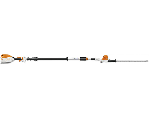 Stihl Heckenschneider mit Teleskopschaft zur Pflege von hohen Hecken und Strauchwerk.