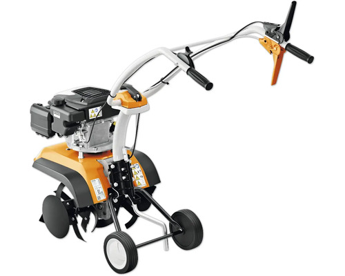 Stihl Motorhacke mit Benzinmotor für Gartenarbeit zur Bodenbearbeitung