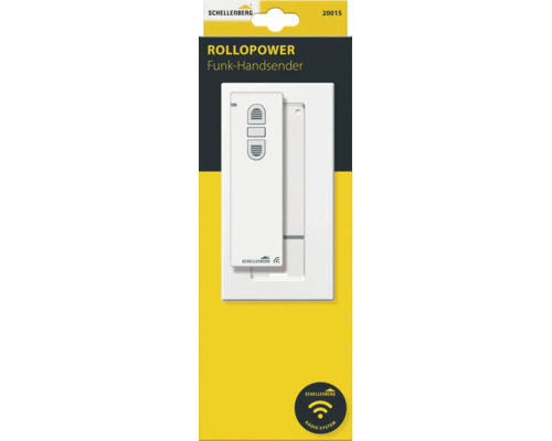 Schellenberg Rollopower Funkhandsender in Verpackung