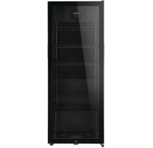 Amica Getränkekühlschrank mit Glastür und Einlegeböden für eine optimale Flaschenkühlung.