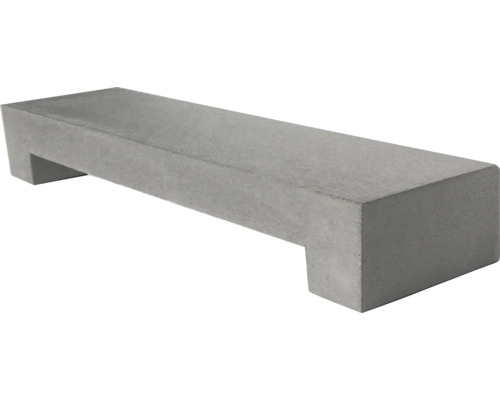 Gartenbank aus Beton in rechteckiger Form zur Gestaltung von Außenbereichen