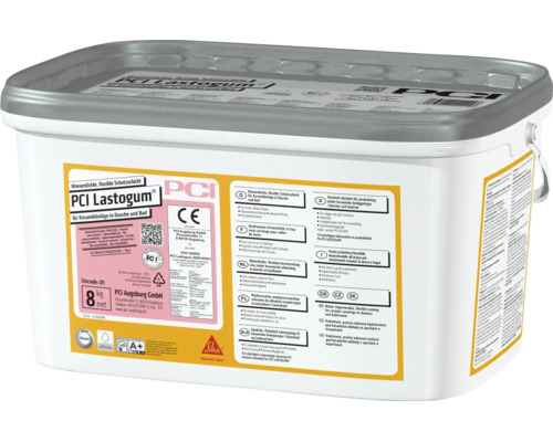 PCI Lastogum wasserdichte flexible Schutzschicht für Keramikbeläge im 8 Kilogramm Eimer