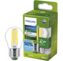 Philips UltraEfficient LED Lampe E27 2,3 Watt entspricht 40 Watt 485 Lumen neutralweiß 4000 Kelvin im Karton