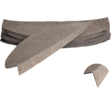 Stapelschutzwinkel aus Filz für den Kantenschutz von Möbeln und Platten