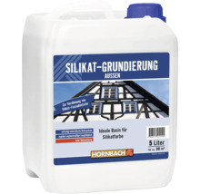HORNBACH Silikat-Grundierung für Außen, 5 Liter Kanister zur Vorbehandlung mineralischer Untergründe für Fassadenfarben.
