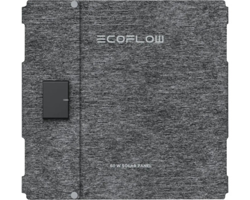 EcoFlow 60 Watt Solarpanel, tragbares Solarmodul mit Textiloberfläche
