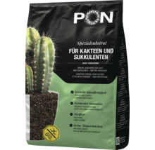 PON Spezialsubstrat für Kakteen und Sukkulenten, torffrei und nicht vorgedüngt, verhindert Staunässe und Trauermücken, 1 Stück