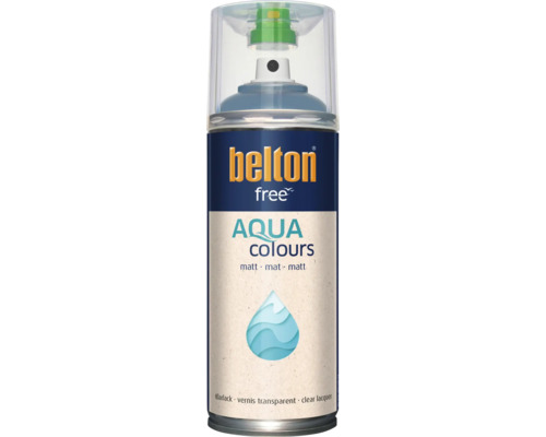 Belton Free Aqua Colours Klarlack Spraydose matt für wasserbasierte Lackierungen