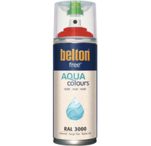 Belton Free Aqua Colours Lackspray in Feuerrot matt RAL 3000