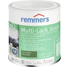 Remmers Multi Lack 3 in 1 Wetterschutzfarbe Metallschutzlack Buntlack wasserbasiert moosgrün 0,375 Liter Dose für Holz Metall PVC