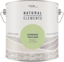 Dose Style Color Natural Elements Lehmfarbe in der Nuance Harmonie lindgrün