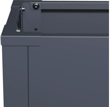 Eckverbinder für Hochbeet aus Metall mit Schrauben
