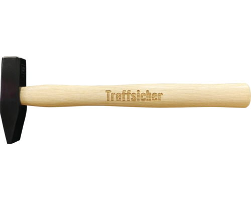Schlosserhammer mit Holzstiel und Gravur Treffsicher