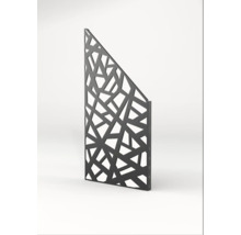 Metall Sichtschutzelement mit geometrischem Muster für Garten und Terrasse