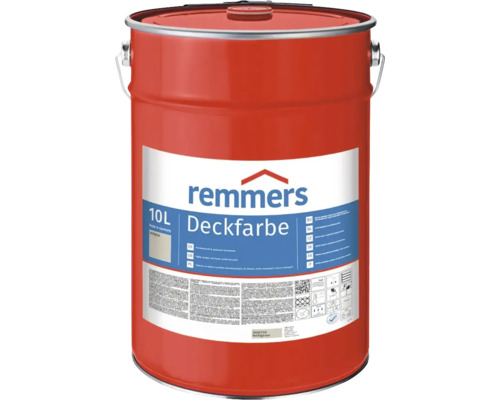 Remmers Deckfarbe Hellgrau 10 Liter Farbeimer