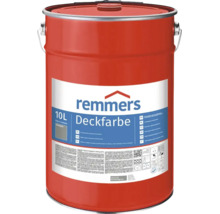 Remmers Deckfarbe dunkelgrau 10 Liter Gebinde für Holzschutz und Fassadenanstrich