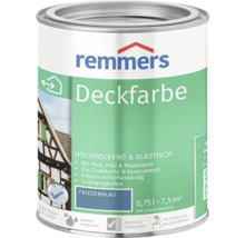 Remmers Deckfarbe Friesenblau 0,75 Liter Dose für Holz Putz und Mauerwerk