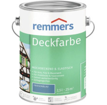 Remmers Deckfarbe Friesenblau 2,5 Liter Wetterschutzfarbe für Holz und Mauerwerk
