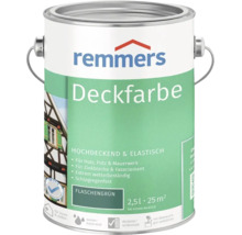 Remmers Deckfarbe Flaschengrün 2,5 Liter für Holz, Putz und Mauerwerk