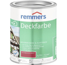 Remmers Deckfarbe Schwedischrot 0,75 Liter Dose für Holz Putz Mauerwerk Zinkbleche und Faserzement wetterbeständig seidenmatt wasserbasiert
