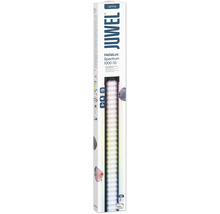 Juwel HeliaLux Spectrum 1000 2.0 LED Aquariumbeleuchtung in der Verpackung mit Diskusfisch-Motiven.