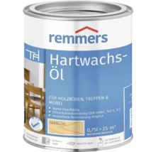 Dose Remmers Hartwachs-Öl für Holzböden Treppen und Möbel farblos matt 0,75 Liter