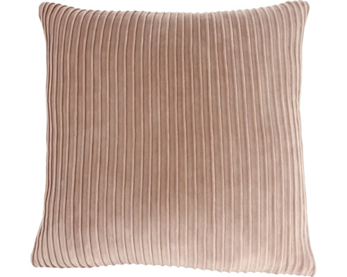Quadratisches Kissen mit gerippter Oberfläche und feiner Textur als Wohnaccessoire
