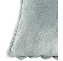 Weiches Kissen aus Plüsch in strukturierter Optik für Wohnbereich und Schlafzimmer