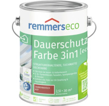 Dose Remmers Eco Dauerschutz Farbe 3 in 1 in Skandinavisch Rot 2,5 Liter für Holz im Innen und Außenbereich