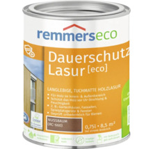 Dose Remmers Eco Dauerschutz Lasur in Nussbaum 0,75 Liter für Holz im Innen und Außenbereich